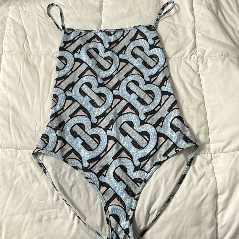 Slightly worn Burberry one piece swim suit worn twice